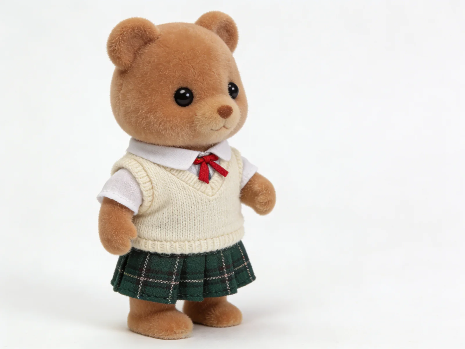 毛绒公仔学院风校服